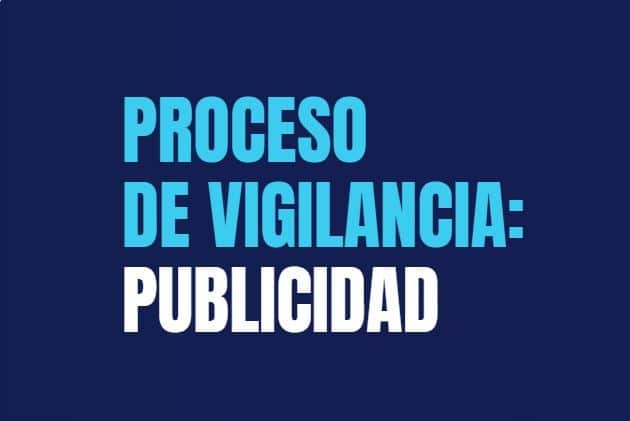 Infografía: Proceso de vigilancia de la publicidad